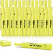 Highlighters Bulk, 24 Pack Tank Style 1 Count (Pack of 24), Yellow