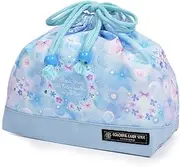 [COLORFUL CANDY STYLE] Drawstring Lunch Bag with Gusset, Includes Name Tag, Water-Repellent, Non-Iron