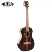 Kala KA-ZCT-B Ziricote Baritone Chocolate Brown Wood Ukulele with Aquila Strings