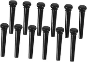 GREENADSCAPE 12pcs String Nail Accessories Instrument Parts Acoustic Guitars Pin Acoustic Guitar Pegs Bridge Pins Guitar Tool Bridge Pins Acoustic Guitar Bridge Parts Guitar Pin Guitar Supplies