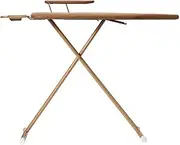 Adjustable Ironing Board, Metal Ironing Board Breathable Washable Ironing Board, Suitable for Balcony Laundry Room, Brown Ironing Boards