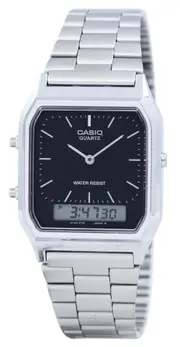 Casio Analog-Digital AM/PM 12/24-Hour Calendar AQ-230A-1DHDF Unisex Watch