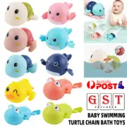 Turtle Chain Bath Toys Baby Swimming Baby Kids Children Bathroom Toy Pool Toy Au