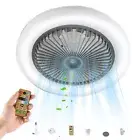 Modern Ceiling Fan With Light 3 Colors LED Lamp Smart App Remote Control Light