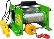 Waterproof Electric Winch Boat Trailer Winch Electric Winch 200-400KG Electric Hoist 30M Steel Wire Rope Windlass Winding Engine