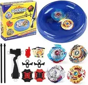 GOIJRER Bay Battle Burst Avatar Attack Battle Set with Two String Launcher and Grip Starter Set