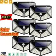 Outdoor Solar Street Light 100 Led Solar Wall Lamp PIR Motion Sensor