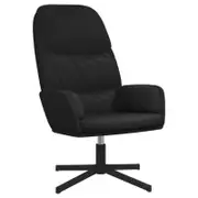vidaXL Relaxing Chair Black Faux Leather Armchair Relaxing Seating Dining Seat