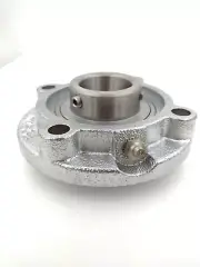 AMI FCSX07 4-Bolt Flange Mount w/ ASAHI Stainless STL MUC208-24 Insert Bearing
