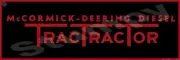 McCormick Deering Diesel Trac Metal Sign 6" x 18" or 8x24 Free domestic shipping