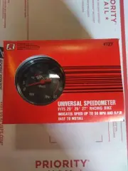 Vintage Universal Bicycle Bike Speedometer (OLD SCHOOL FLAGS ON DIAL) ORIGINAL