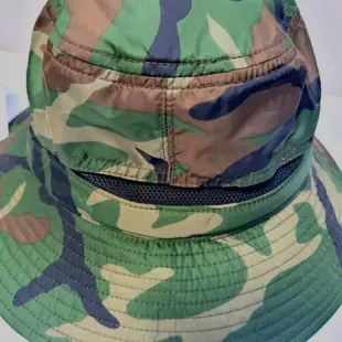 日本Mont-Bell中性款Camouflage Watch hat 抗UV迷彩圓盤帽/漁夫帽/防曬帽1108709