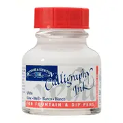 Winsor & Newton 30ml Calligraphy Ink Bottle Art Painting/Writing Matt White
