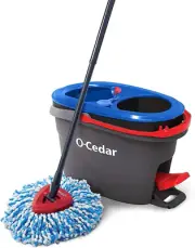 Sistema De Limpieza De Pisos Con Fregona Y Cubo De Microfibra Spin Mop & Bucket