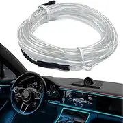 YONGBAO Car LED Strip Lights - Soft Car LED Interior Strip Lights - Interior Car Lights Strip, Dashboard Multicolor Inside Trim Wire Light Accessories for Center Console&Dashboard