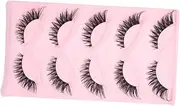 AUTSUPPL 5 Pairs Faux Eyelashes Eye Lash Strips Lightweight Easy to Apply False Lashes for Everyday Wear Special Occasions Classic Design for Fashionable Looks