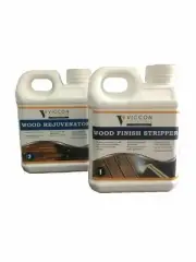 WOOD REJUVENATOR 1 L & WOOD STRIPPER 1 L COMBO DECKING TIMBER Free Postage