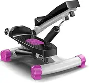 Mini Stepper Fitness Cardio Exercise Trainer,Height Adjustable StepperTwisting Machine,Stepper Exercises Equipment with