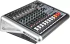 Mixers Audio 8 Channel Mixer Power Mixer Amplifier 2 * 300 Watt Output Dj Mixer