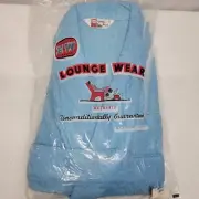 NEW Vintage E & W Lounge Wear Robe Size Medium NOS Ely & Walker Blue
