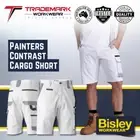 Bisley Mens Painters Contract Cargo Shorts Work (BSHC1422) 72-132 RRP$85.95