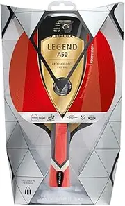 SUNFLEX Legend A50 Table Tennis Bat, Champion-Level ITTF Competition Bat, Kinetic Handle for Extra Strike Power, Edge Guard System for Maximum Energy Return, Ergo Grip Comfort & 2.2mm High‑Spin Rubber