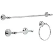 Delta Silverton 3-Piece Bathroom Set Polished Chrome