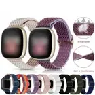 Elastic Sport Nylon Loop Watch Band Soft Strap For Fitbit Versa 1st Gen
