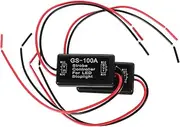 Gatuida 4pcs Strobe Controller Module for Led Brake Light Flash for Cars Motorcycles and Electric Easy Installation Voltage Compatibility