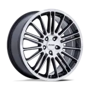 Petrol PE001 P1D 19X8 5X120 35mm Gloss Black With Machined Face Wheel