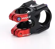 CYSKY 31.8 Bike Stem 35mm Short MTB Stem Handlebar Riser Ultra-Light CNC Aluminum Alloy 35mm Handlebar Clamp for Mountain Bike, Road Bike, MTB, Downhill, Gravel, Ebike