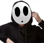 Halloween Shy Guy Troublemaker Anime Mask Masquerade Mask Cosplay Shy Costume Accessory Birthday Party Prop