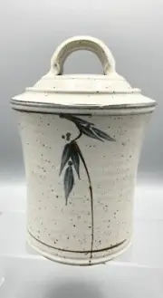 Crathes Studio Pottery 7” Lidded Stoneware Jar Exceptional Condition