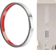 300cm-1cm Stainless Steel Mirror Trim, Tile Edging Trim, Edging Strip for Fireplace, Mirror Frame, Wall, Car and Furniture(Silver)