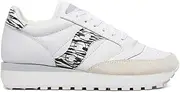 [Saucony] WMNS Jazz Triple S60793-1 Pelle Bianco Zebra Bianco Zebrato/37 1/2, White, 15 US