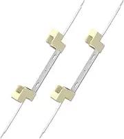 R7S Bulb Socket,118mm Bulb Lamp Holder Double Ended Lamp Holder Connector Metal Ceramic Handle R7S Lamp Socket for Flood Light Halogen Linear Lamp (2 PCS)