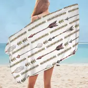 Native American Arrows Design Microfiber Beach Towel