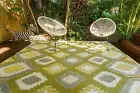 200 cm x 270 cm POSITANO YELLOW Outdoor/Indoor Rug/Mat Waterproof