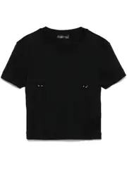 [Mugler] piercing T-shirt S Black