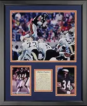 Legends Never Die Walter Payton Diving Framed Photo Collage, 16" x 20"