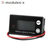 2x 6133A LCD Voltage Meter DC8V-100 Voltmeter Battery Power Dual Display US