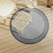 Generic Outdoor Carpet ARAKIL Grey 脴120 cm PP