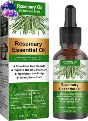 30Ml Hair Growth Oil, Refreshing Non-Greasy Hair Oil for Damaged Hair & All Hair