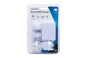 Jackson Worldwide USB Travel Adaptor - 2 x USB-A and 1 x USB-C Charger
