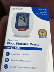 Automatic Upper Arm Blood Pressure Monitor Cuff Pulse Rate Meter Model BP3AQ1-1.