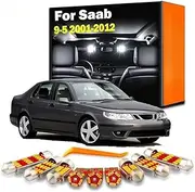 LED Interior Map Dome Light Kit, For Saab 9-5 2001-2010 2011 2012 Vehicle Bulbs Led Lamp Car Accessories
