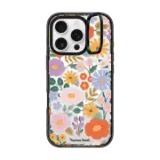 iPhone 16 Pro Impact Ring Stand Case MagSafe Compatible Spring Blooms by Macarena Chomik