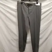 Uniqlo Womens Pants Smart Ankle Gray Straight Leg Flat Front Size XXL