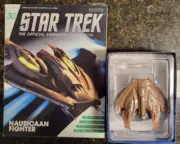 Star Trek Nausicaan Fighter Eaglemoss Starships issue 30 w/ Magazine