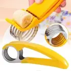 1/2PCS Stainless Steel Banana Cucumber Sausage Slicer Veg Cutter Kitchen Tool
